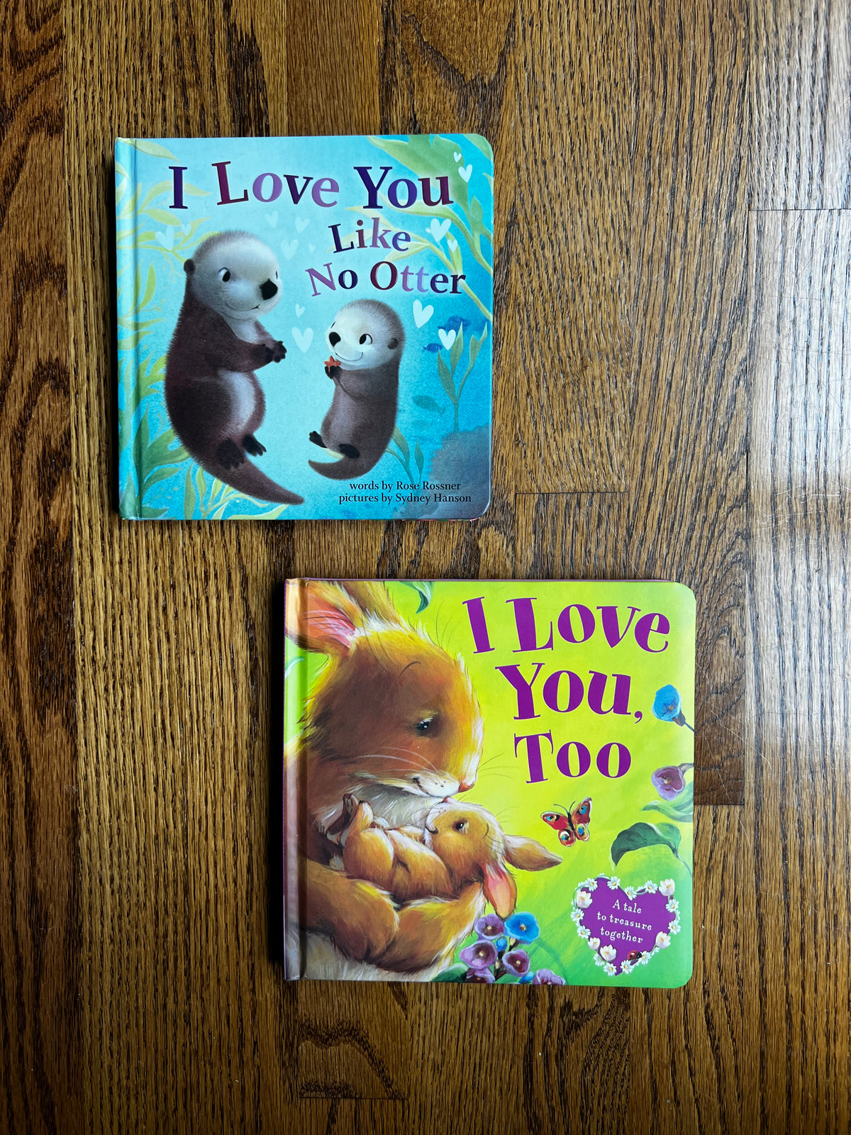 Seller #115 - “I Love You Like No Otter” & “I Love You, Too” Board Books, EUC