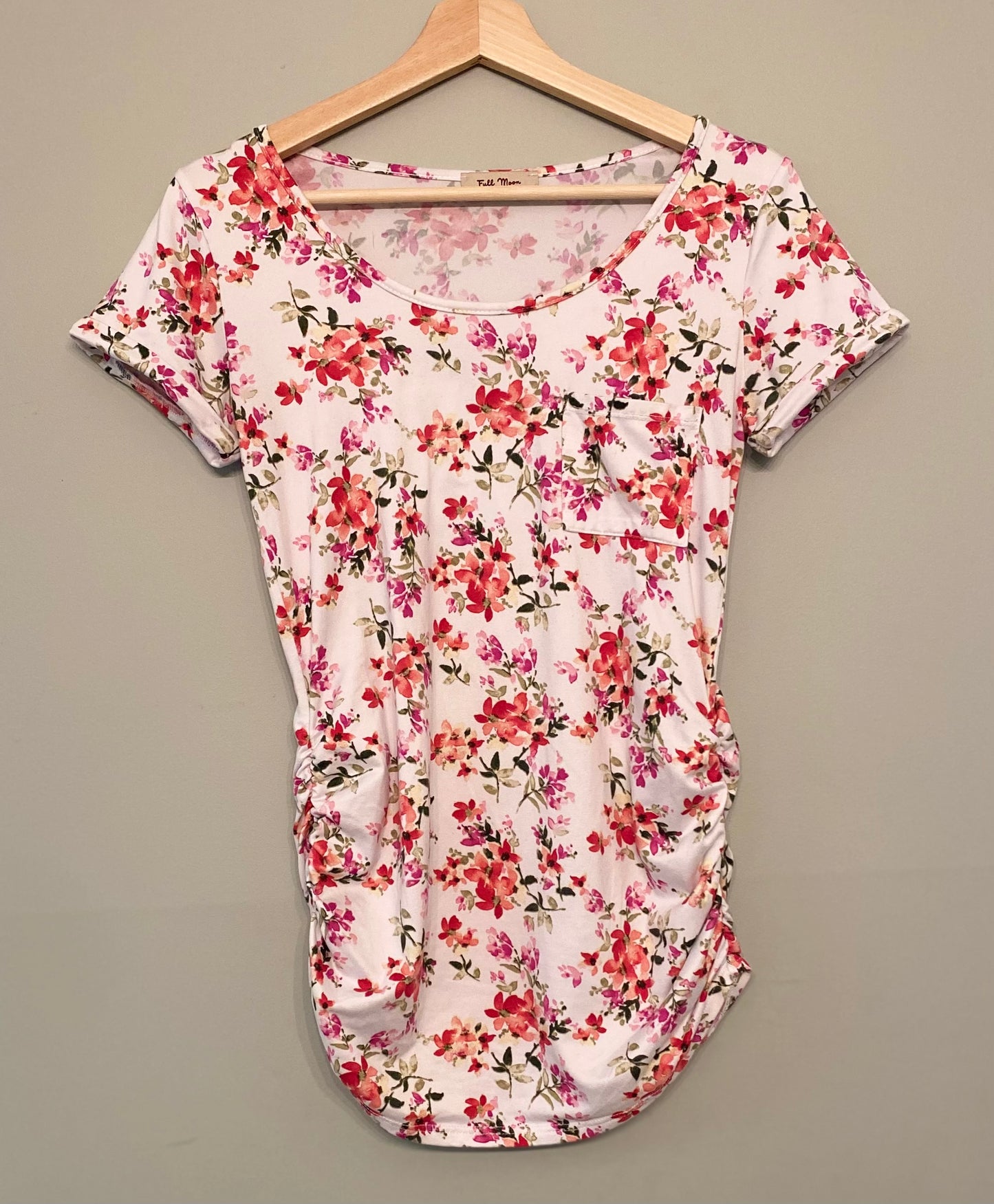 Full Moon Maternity XS (fits like S) Floral Shirt