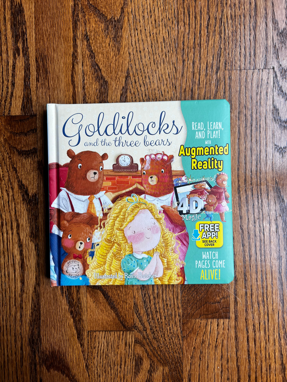 Seller #115 - Goldilocks & The Three Bears, Augmented Reality Board Book, EUC