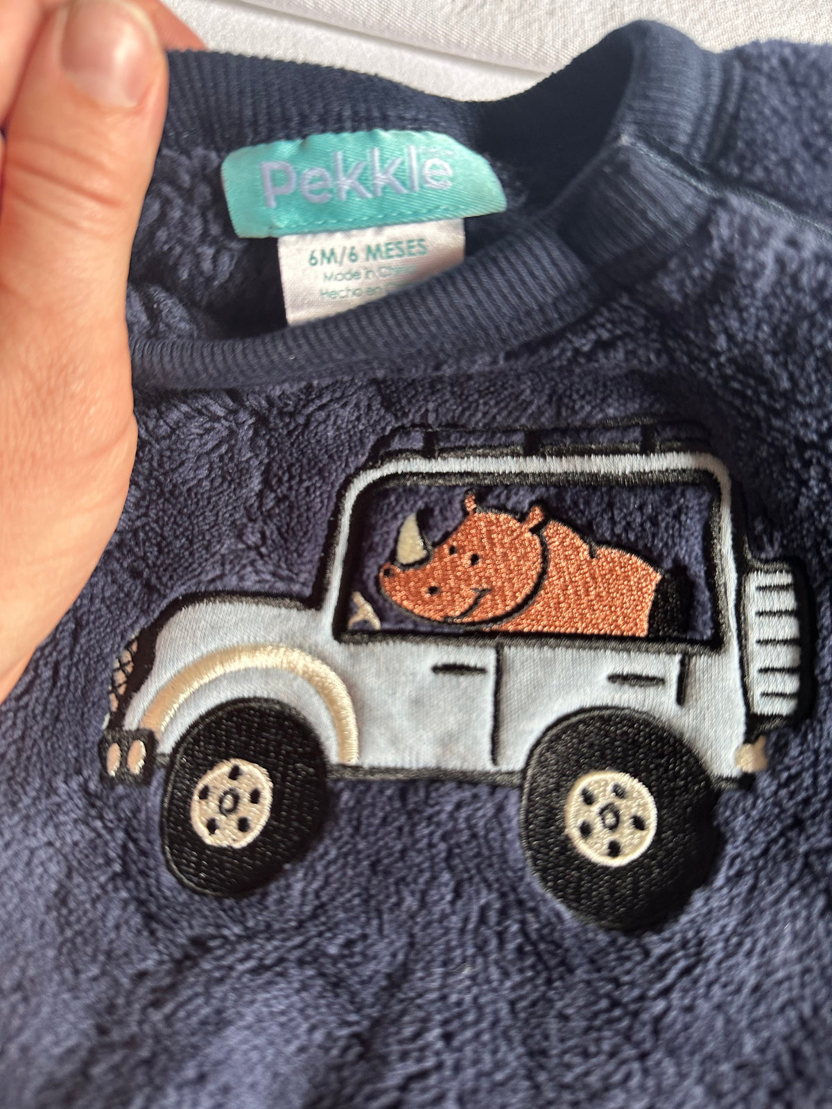 #146 Pekkle Navy Plush Set Boys 6M