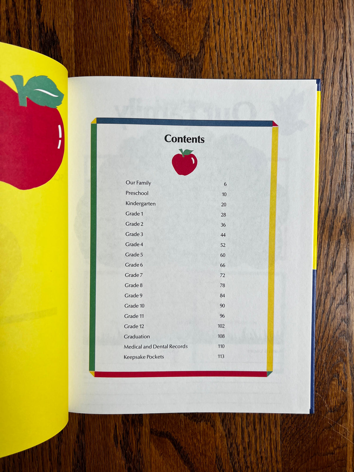 Seller #115 - Vintage School Keepsake Album (Never Used)