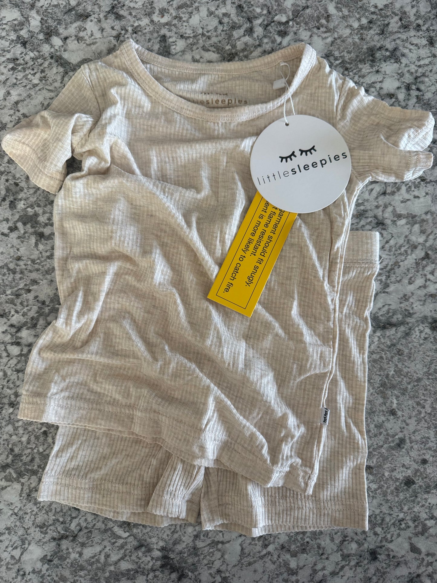 #107 Little Sleepies Shorty Pajamas NWT 2T