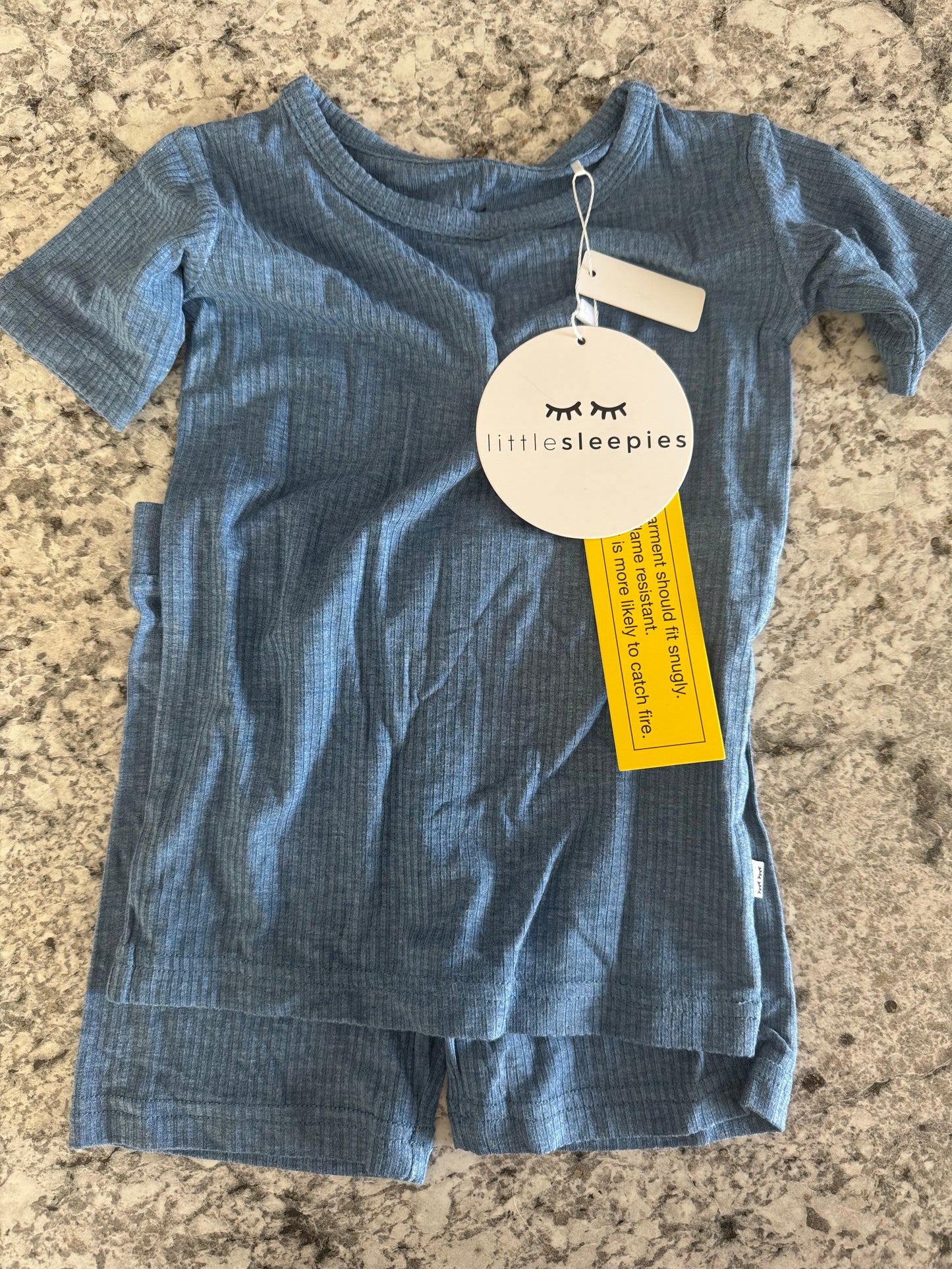 #107 Little Sleepies Shorty Pajamas NWT 2T