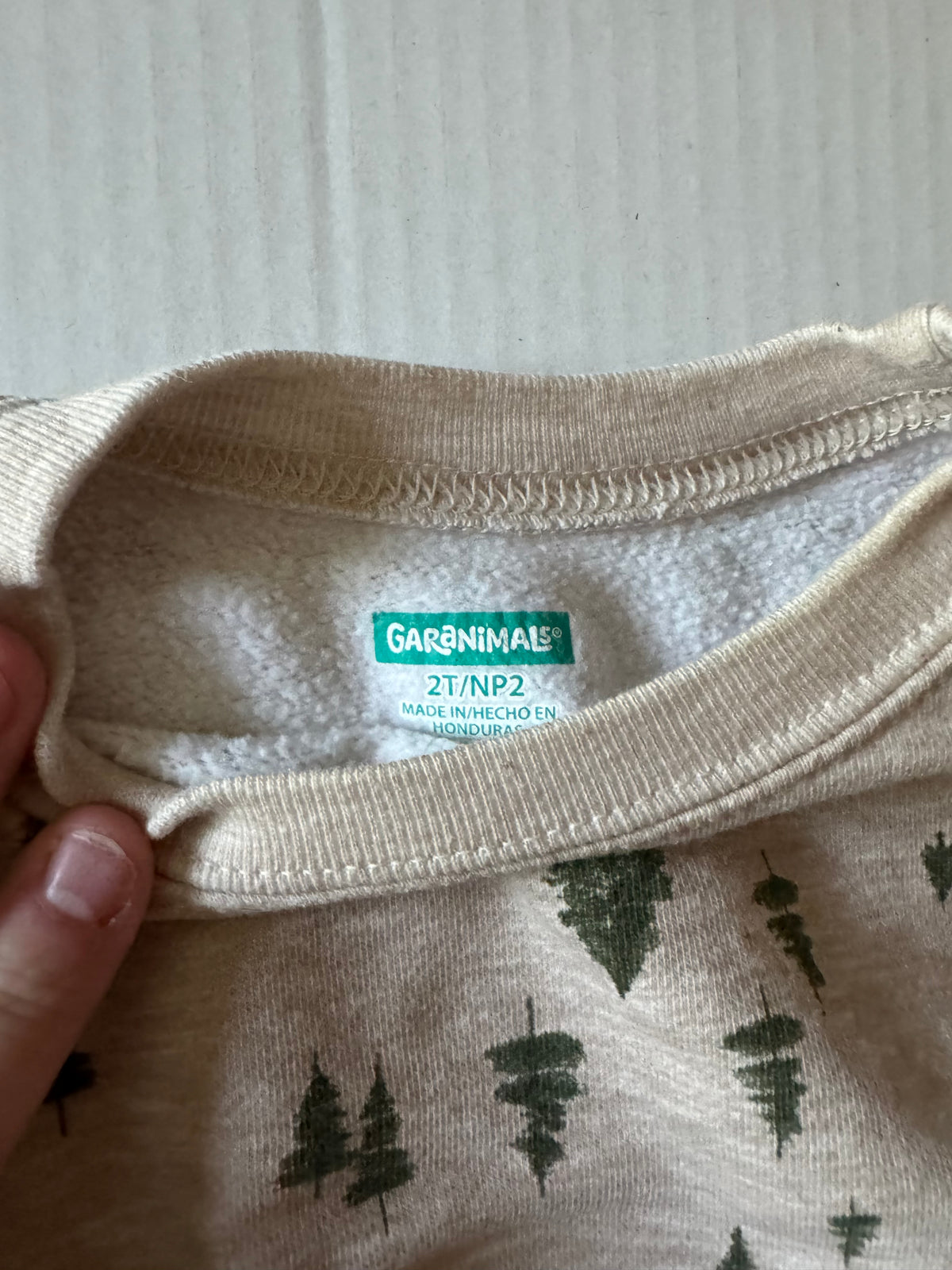 Seller #129 - Garanimals 2T Pine Tree Sweat Set