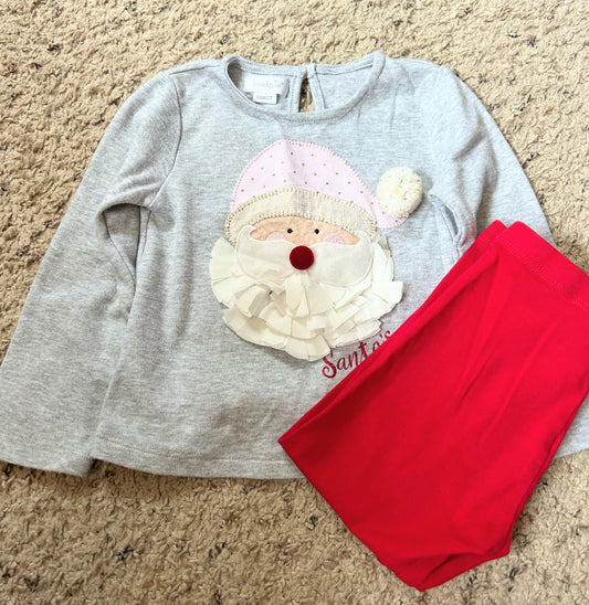 Seller 120, VGUC Santa Outfit  2T