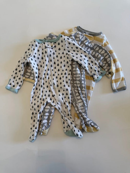 #78 REDUCED Cloud Island Multi Pajamas Gender Neutral Newborn