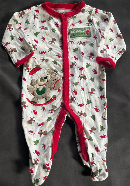 Seller #13 First Moments gender neutral 3 months Baby’s First Christmas romper NWOT