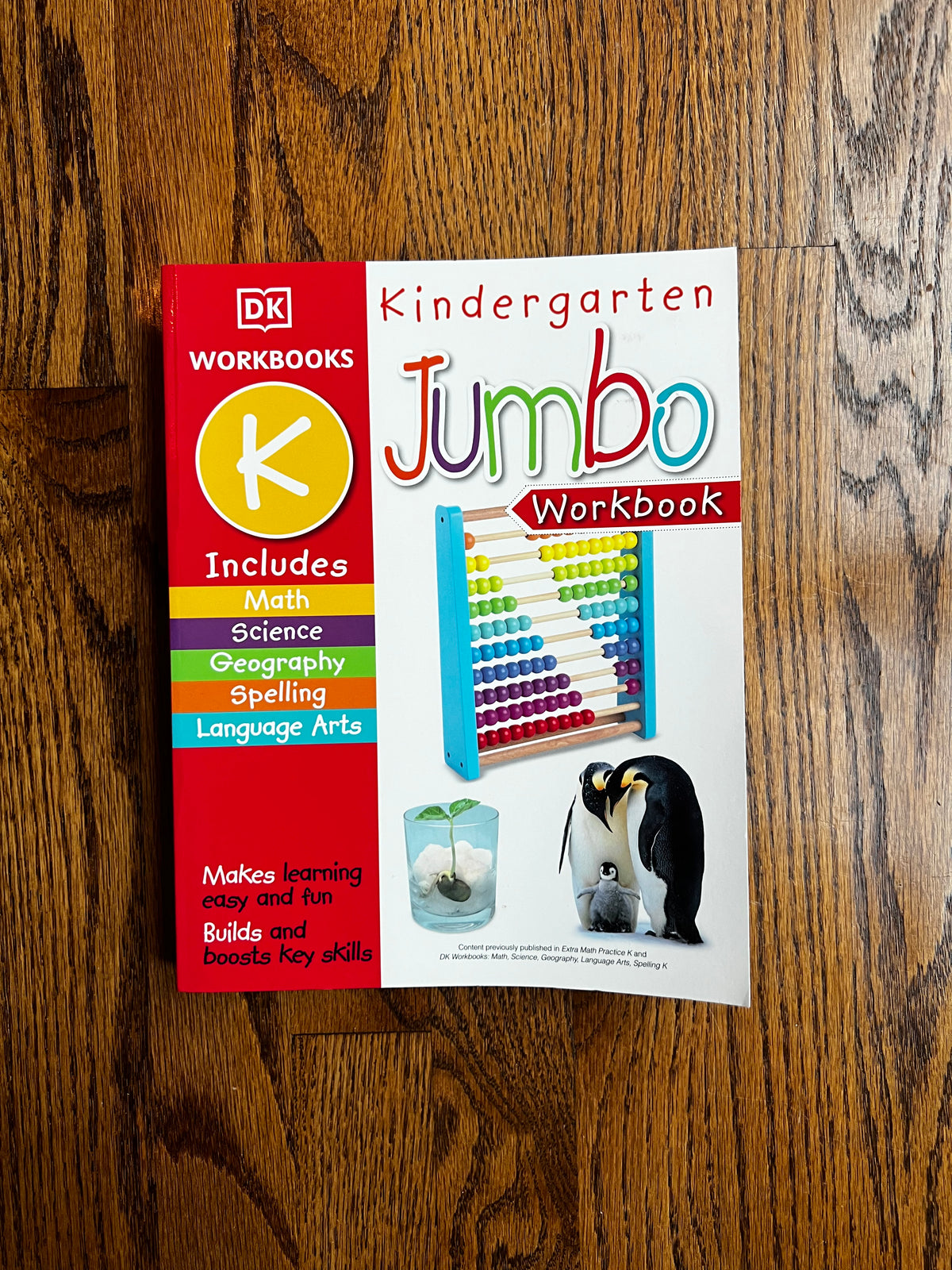 Seller #115 - Kindergarten Workbook, NEW