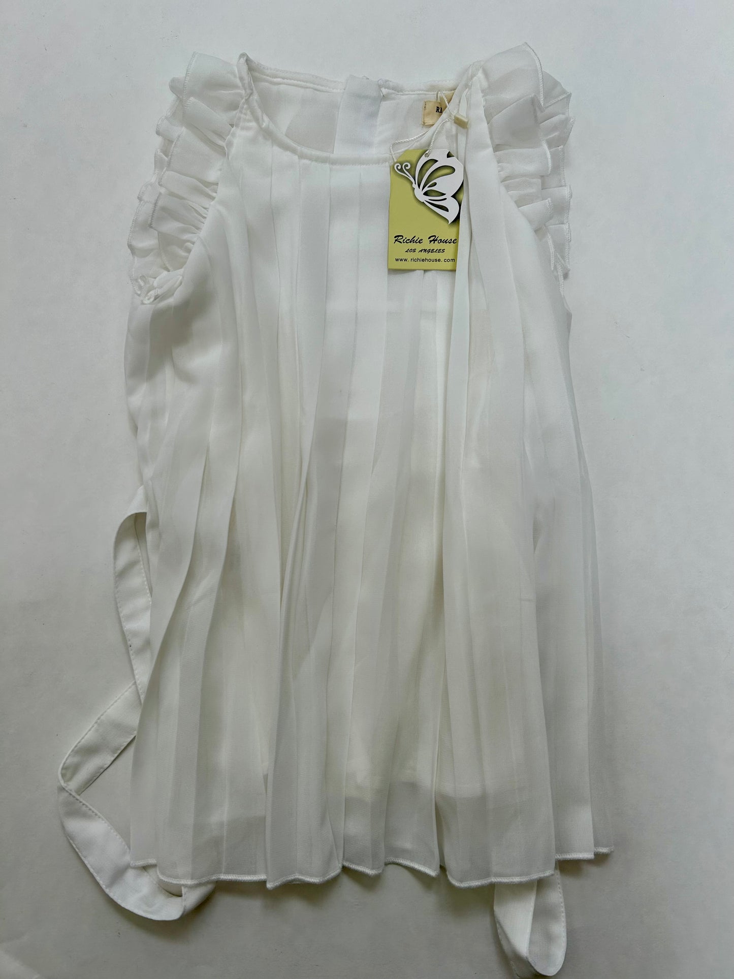 Girls 3T-4T Richie House white formal dress
