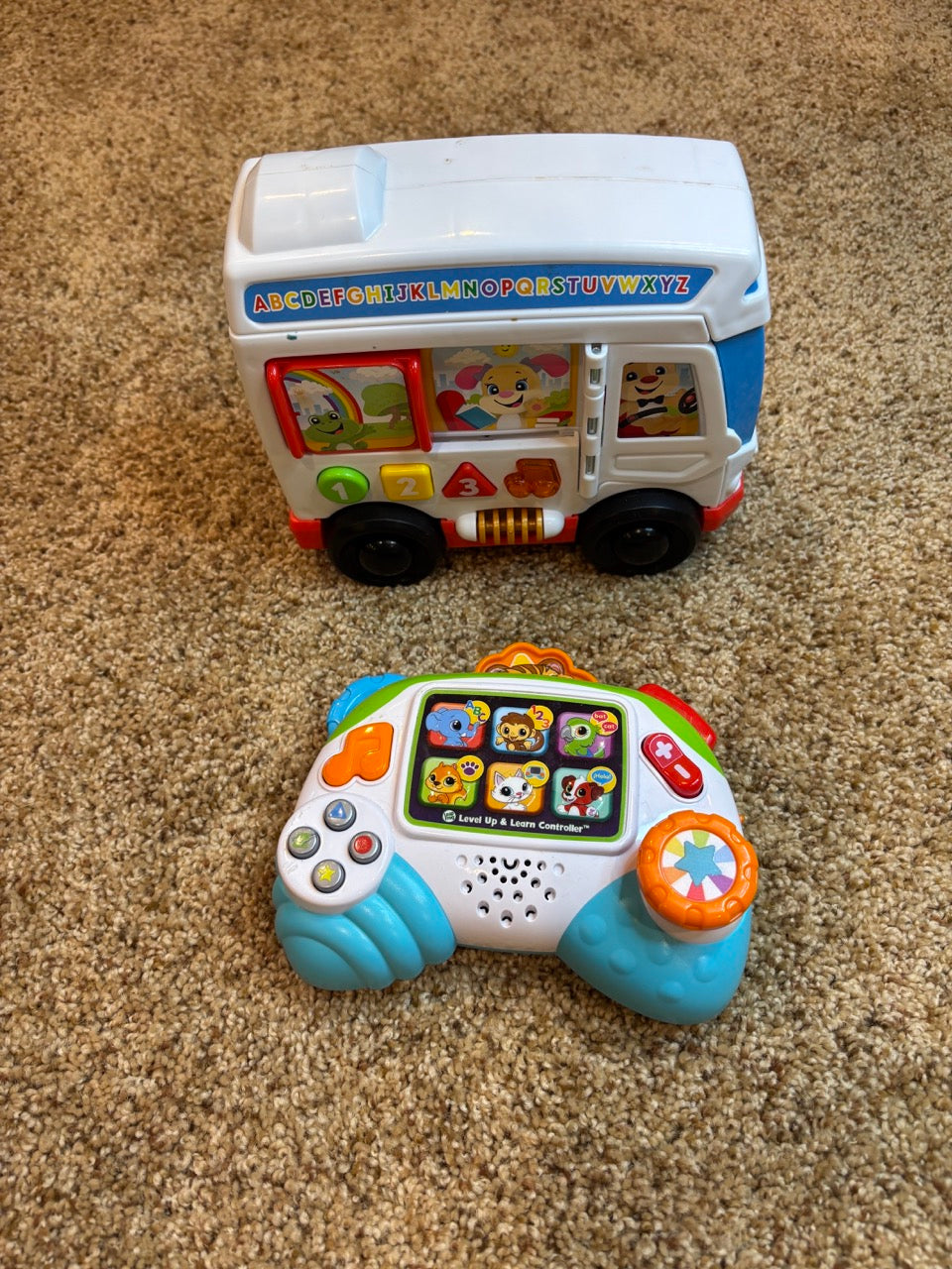 #86A electronic remote control, and fisher price electronic truck