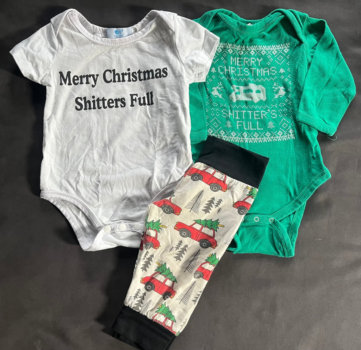 Seller #13 boys size 70 (6-9 months) Griswold Christmas outfit bundle