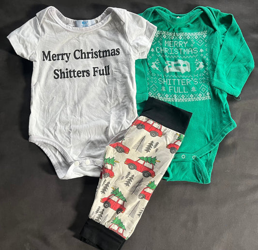 Seller #13 boys size 70 (6-9 months) Griswold Christmas outfit bundle