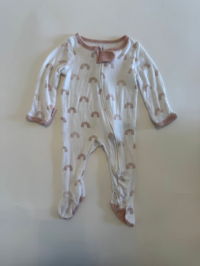 #78 REDUCED Cloud Island Rainbow Pajamas Girls Newborn