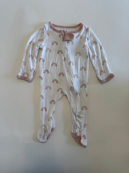 #78 REDUCED Cloud Island Rainbow Pajamas Girls Newborn