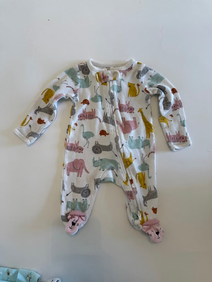#78 REDUCED  Carter's Bundle Pajamas Girl Newborn