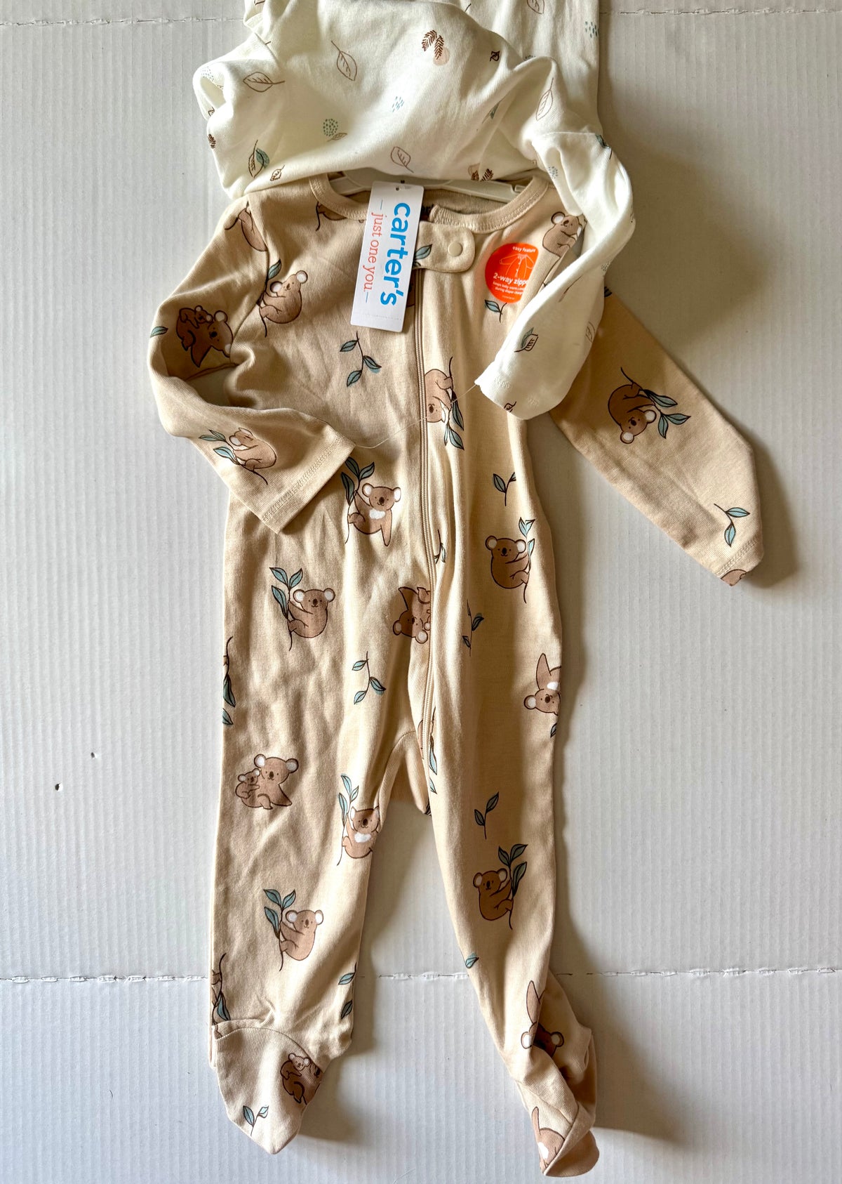 Seller #129 - NWT Carter’s 9 month Zipper Pajama 2 pack