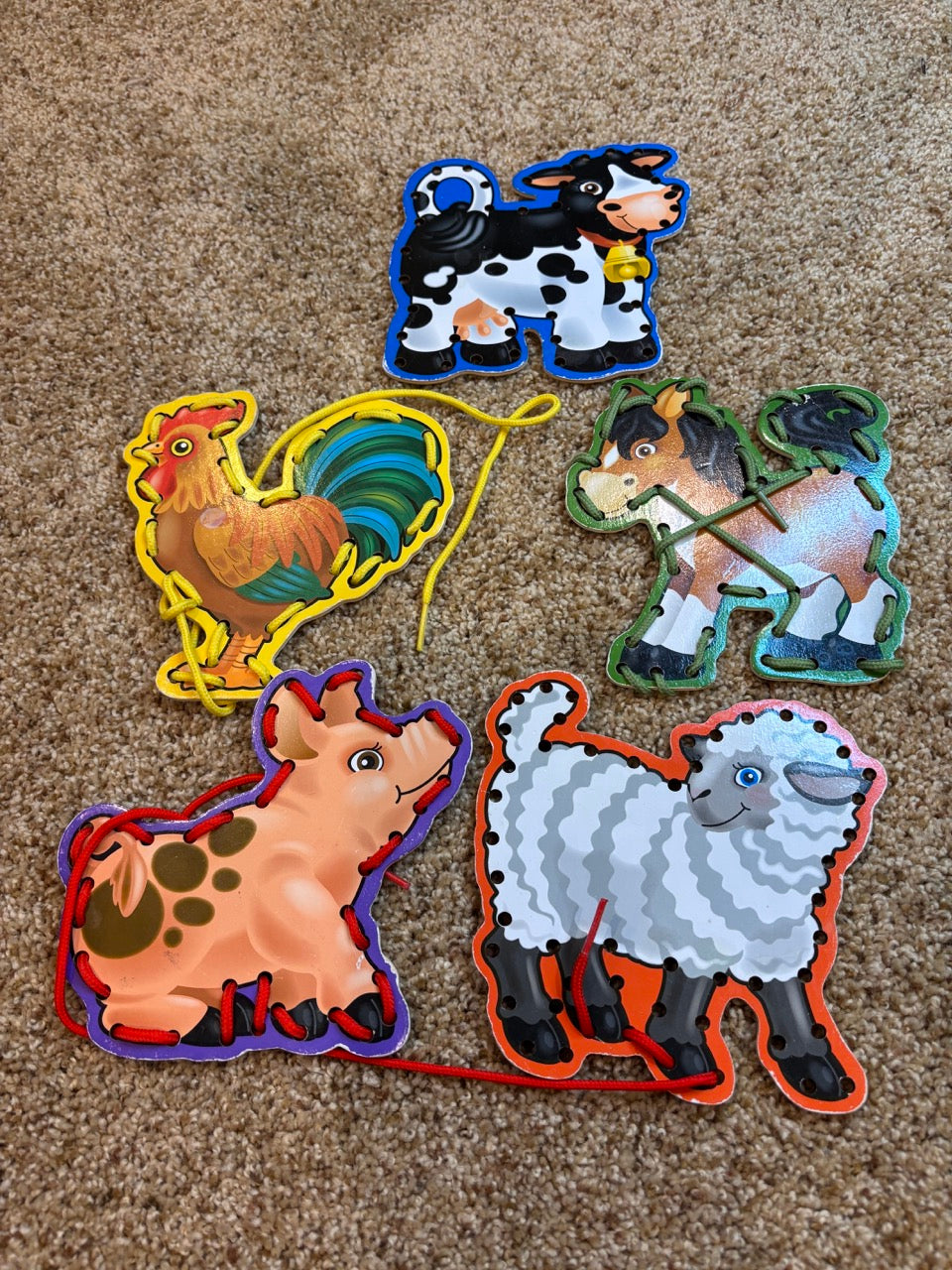 #86A lace up animals