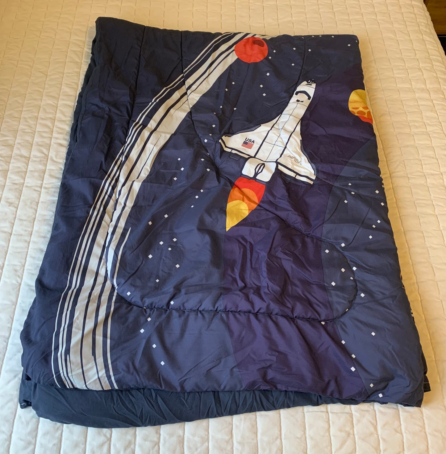 Kids’ Twin Bedding NASA Space Comforter