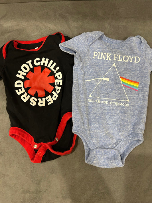 Seller 128 - Baby Band Onesies 3-6M