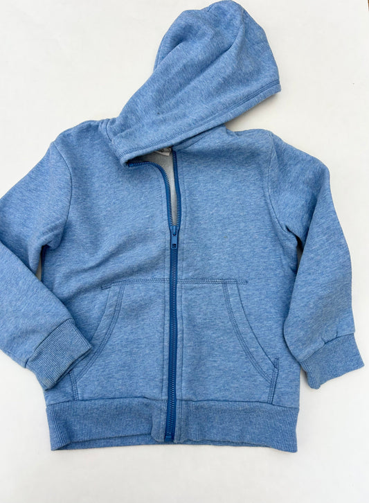 #6 Boys size 4-6y H&M light blue full zip hoodie