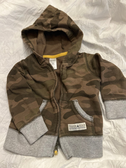REDUCED Carters Boy Lightweight Camouflage jacket 12 months