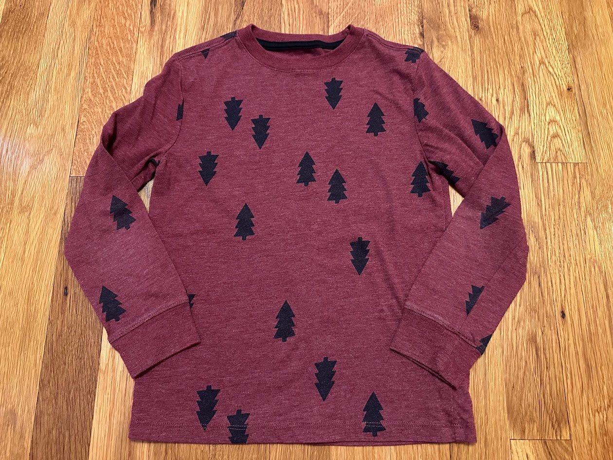 Seller #82 Cat & Jack boys size XS (4/5) maroon shirt