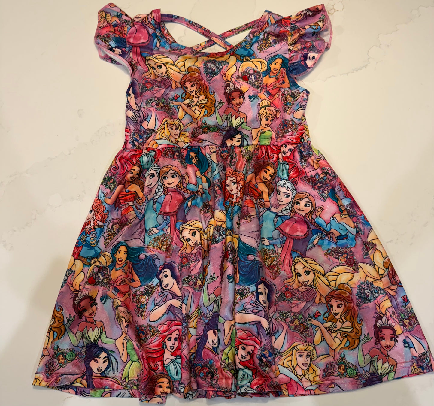 #133 Disney princess dress 4T