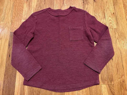 Seller #82 Cat & Jack boys XS (4/5) maroon long sleeve