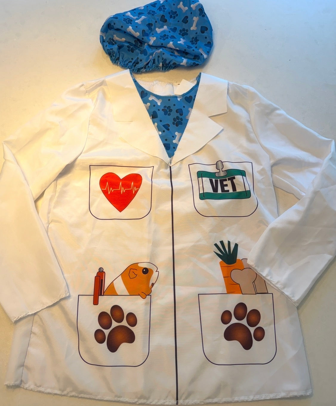 #9 Kid Vet Costume Top + Scrub Hat