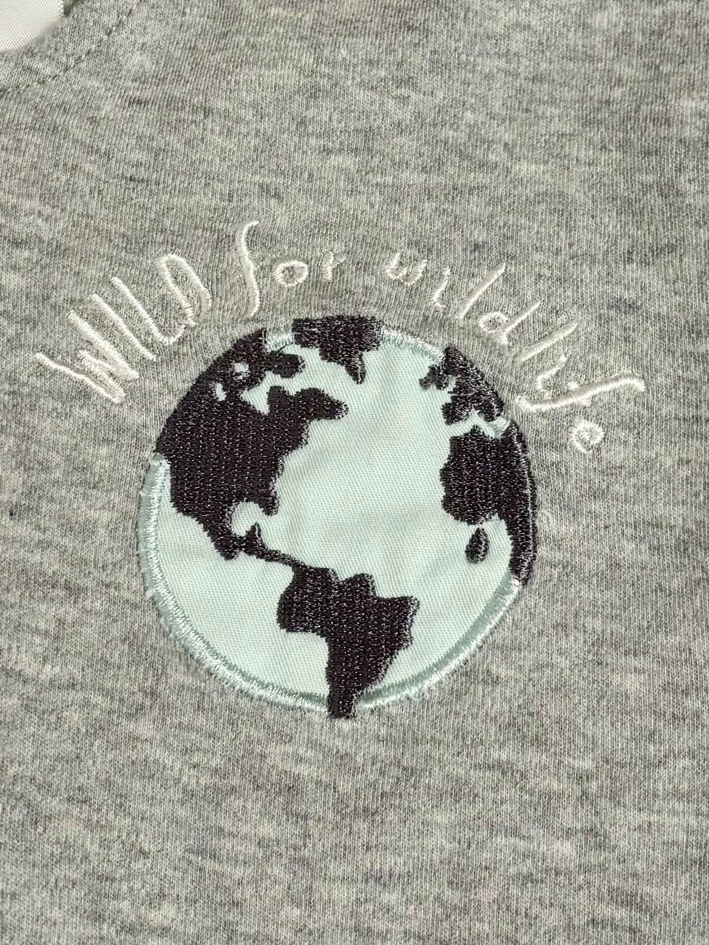 #132 - REDUCED- Lambs & Ivy: "Wild for Wildlife" Sleep Sack, Size S (0-6M) - LIKE NEW!