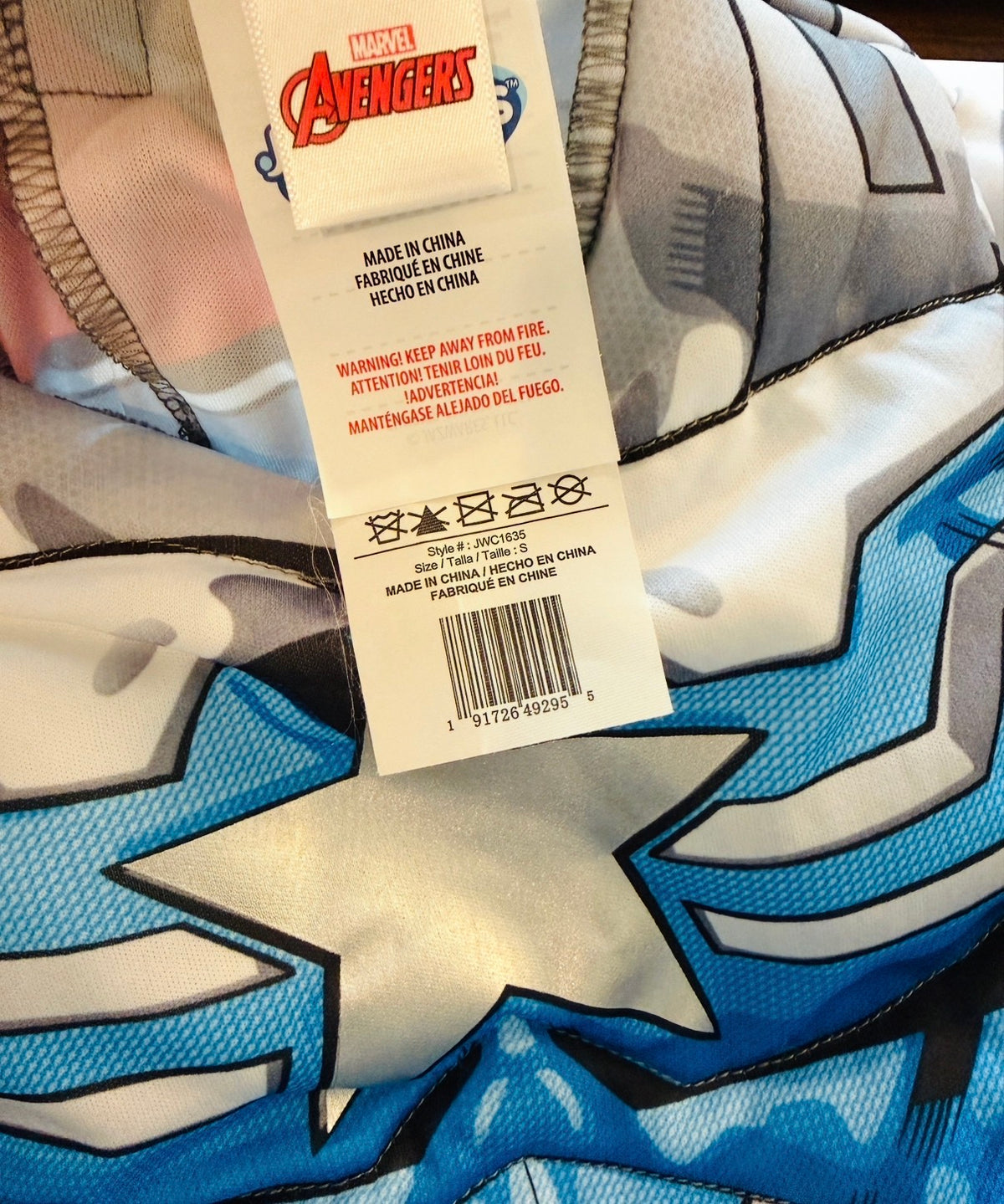 #9 Boys Small Marvel Avengers Captain America Costume