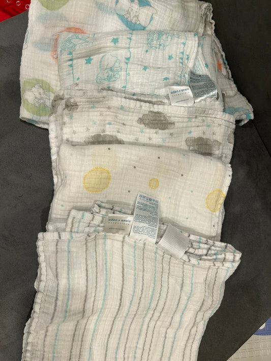 Seller 128 - Aden and Anais Muslin Swaddle Blankets