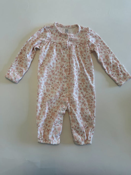 #78 REDUCED Carter's Floral Footless One Piece Girls 3M