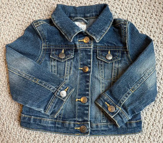 Seller 8 - girls 12 months snap front Jean jacket