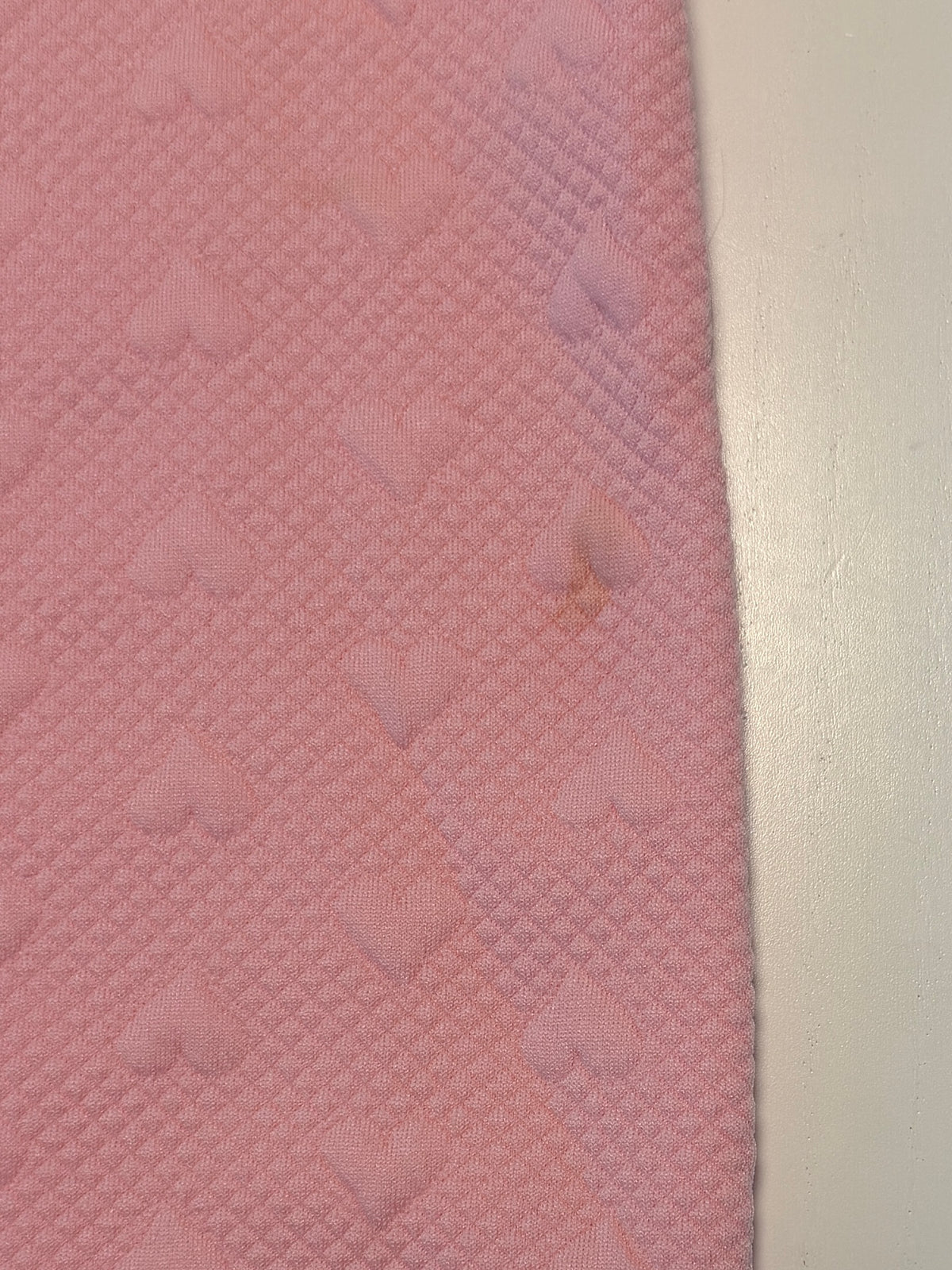 #93 Mudpie baby girl pink gown size 0-3 months