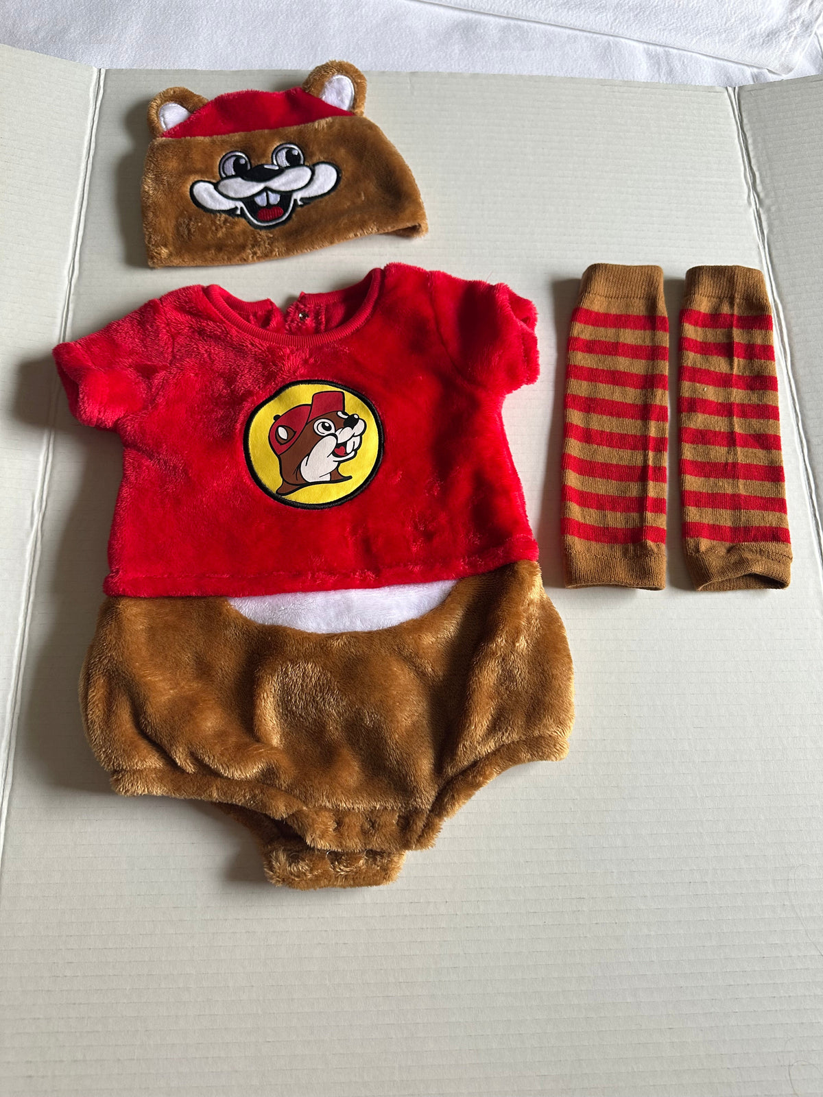 #146 Buc-ee’s Beaver Outfit Gender Neutral 6M