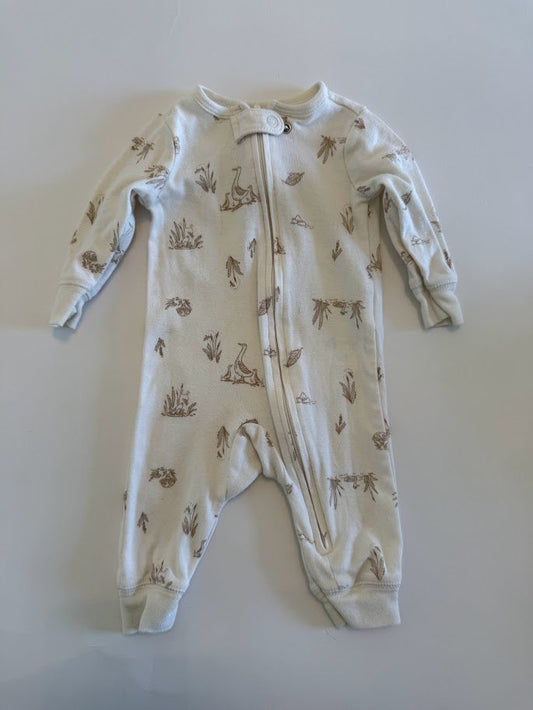 #78 REDUCED Carter's Footless One Piece Gender Neutral 3M