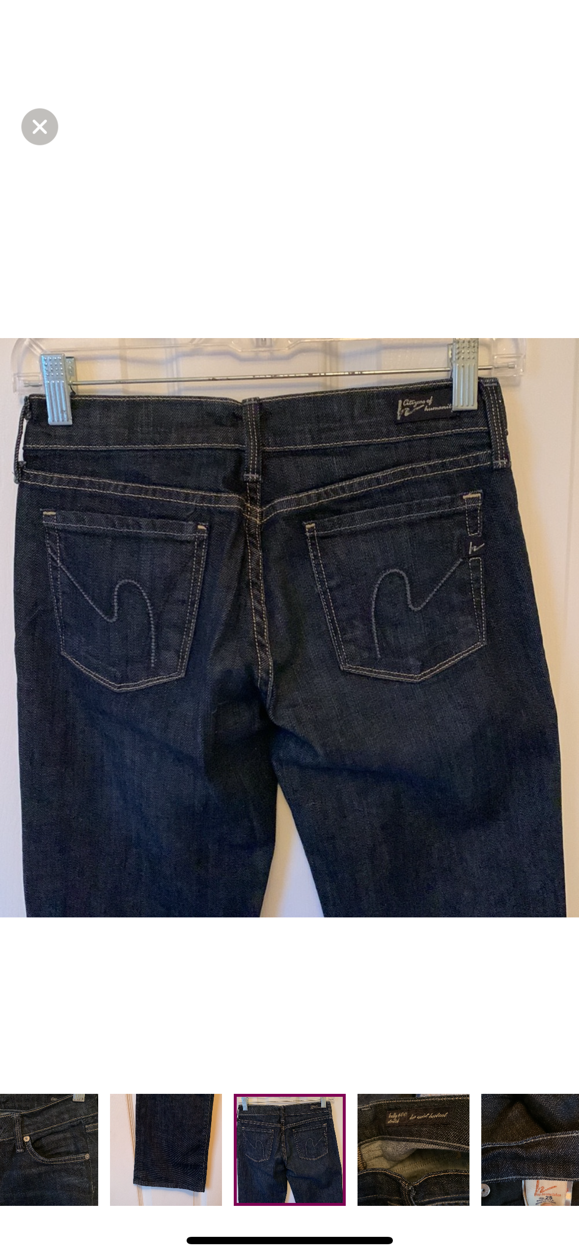 Citizens of Humanity Jeans Sz 25 Kelly Bootcut