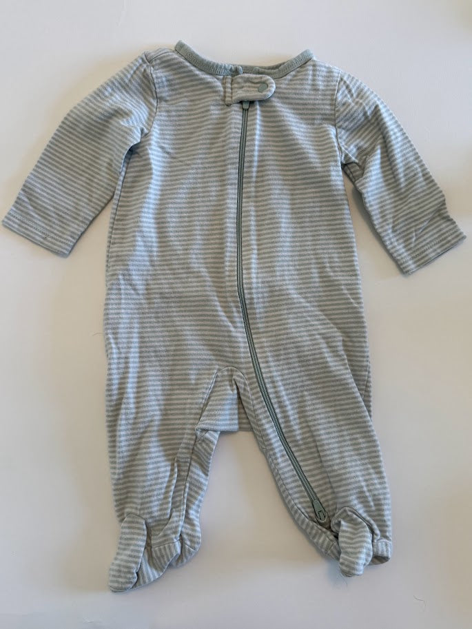 #78 REDUCED Carter's 3 Piece Dog and Stripes Pajamas Boys 3M