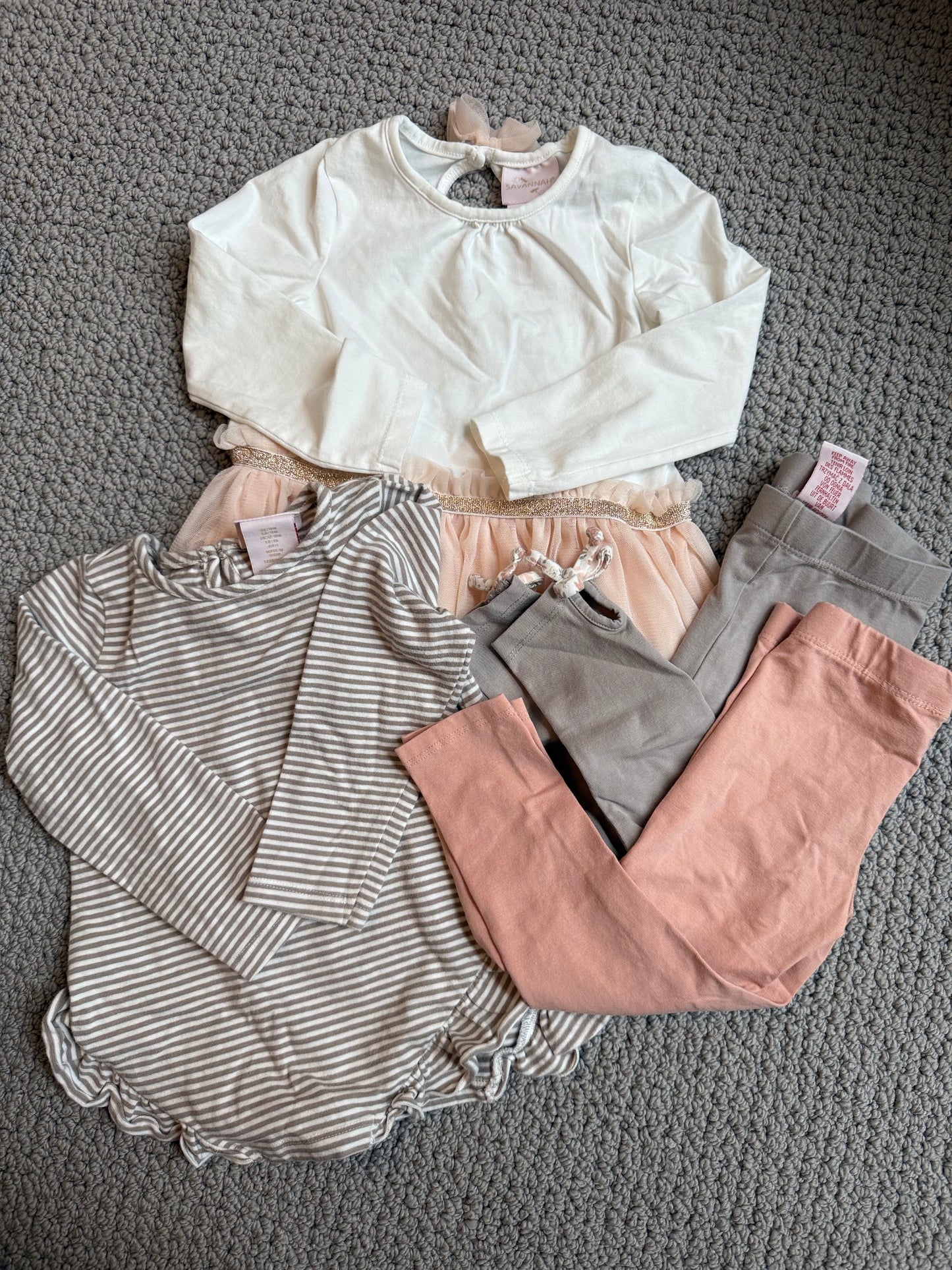 Seller 8 - mix n match girls 18 months shirts/leggings