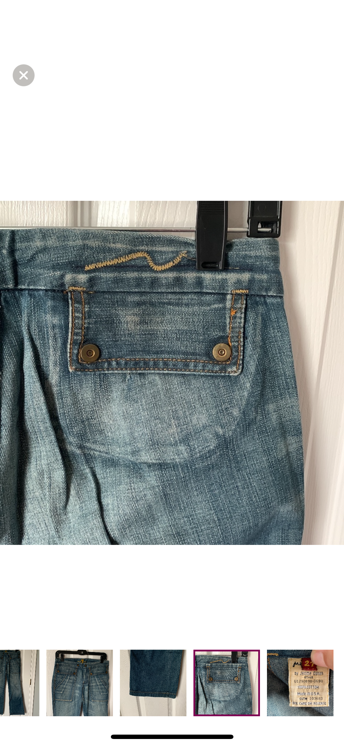 7 Seven of all Mankind Jeans Sz 27 Highwaisted Wide Leg