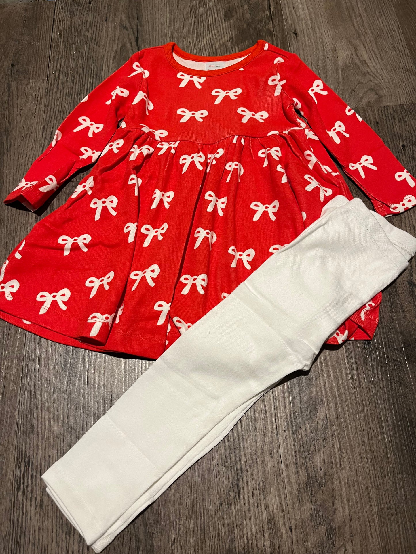 #13 New girl 2T HA holiday Christmas dress and leggings