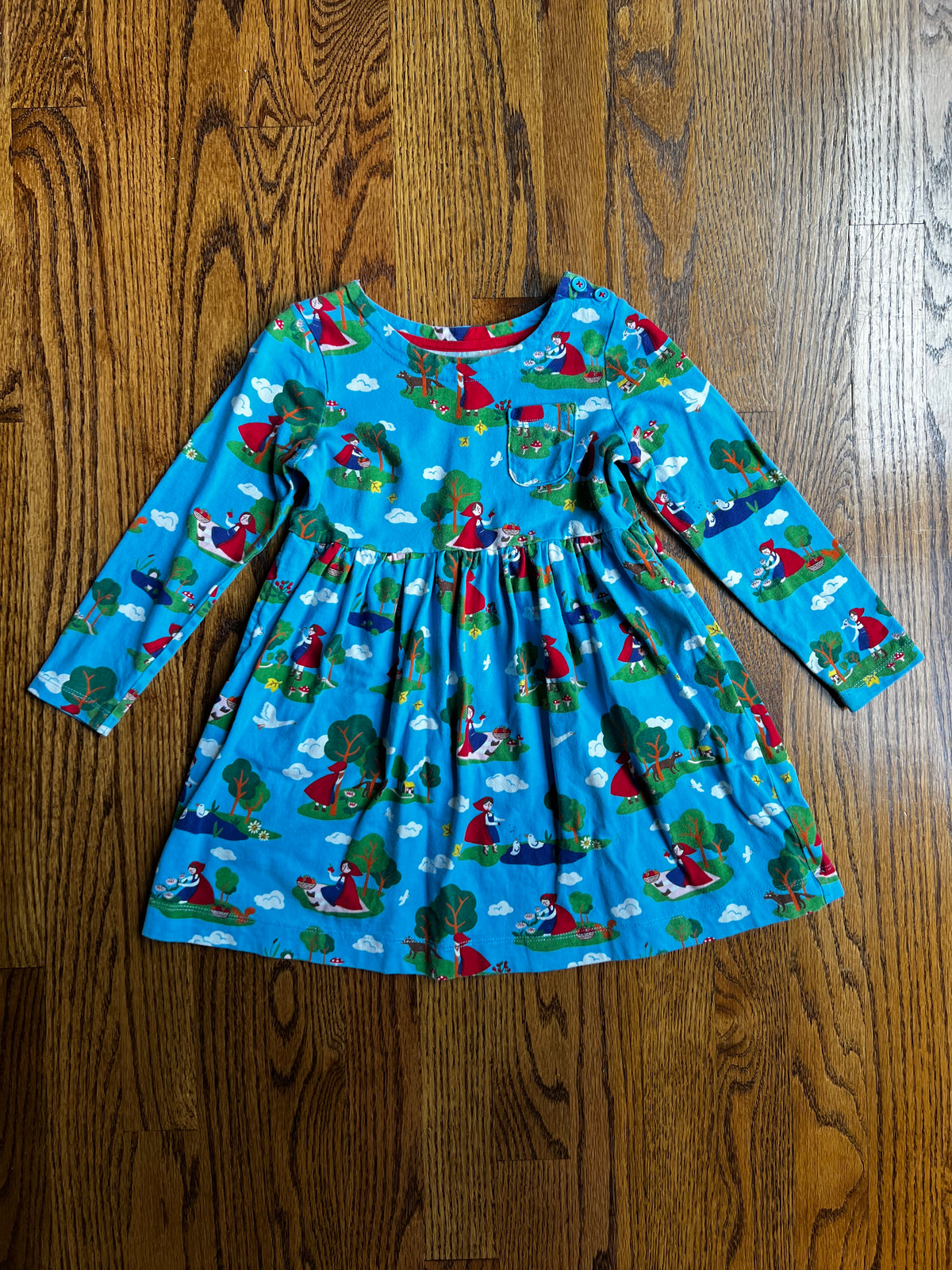 Seller #115 - Boden Girls 3-4Y Little Red Riding Hood Dress, GUC