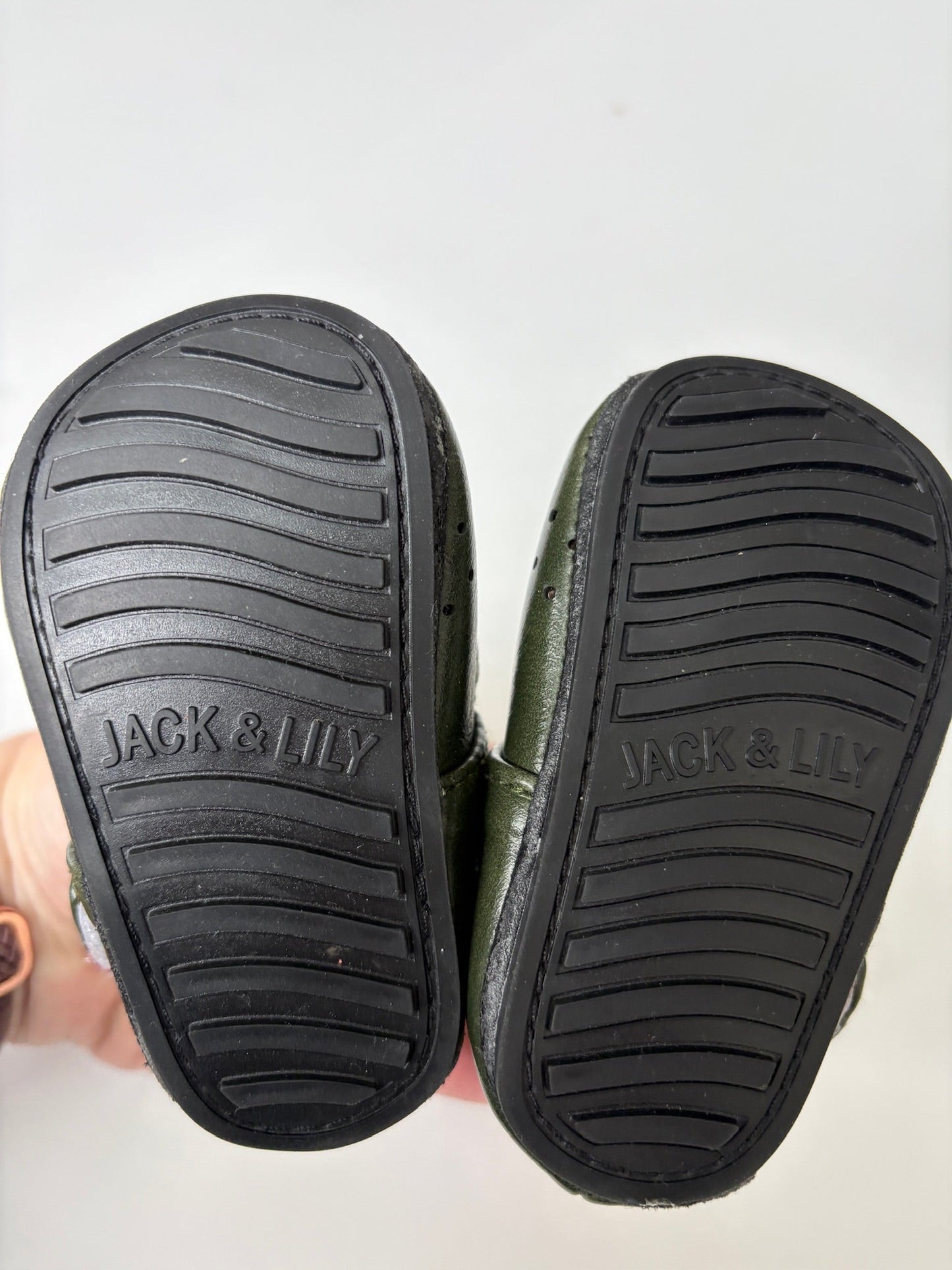 Seller #105 - Size 0-6 Girls Jack & Lilly Green Baby Mary Janes EUC