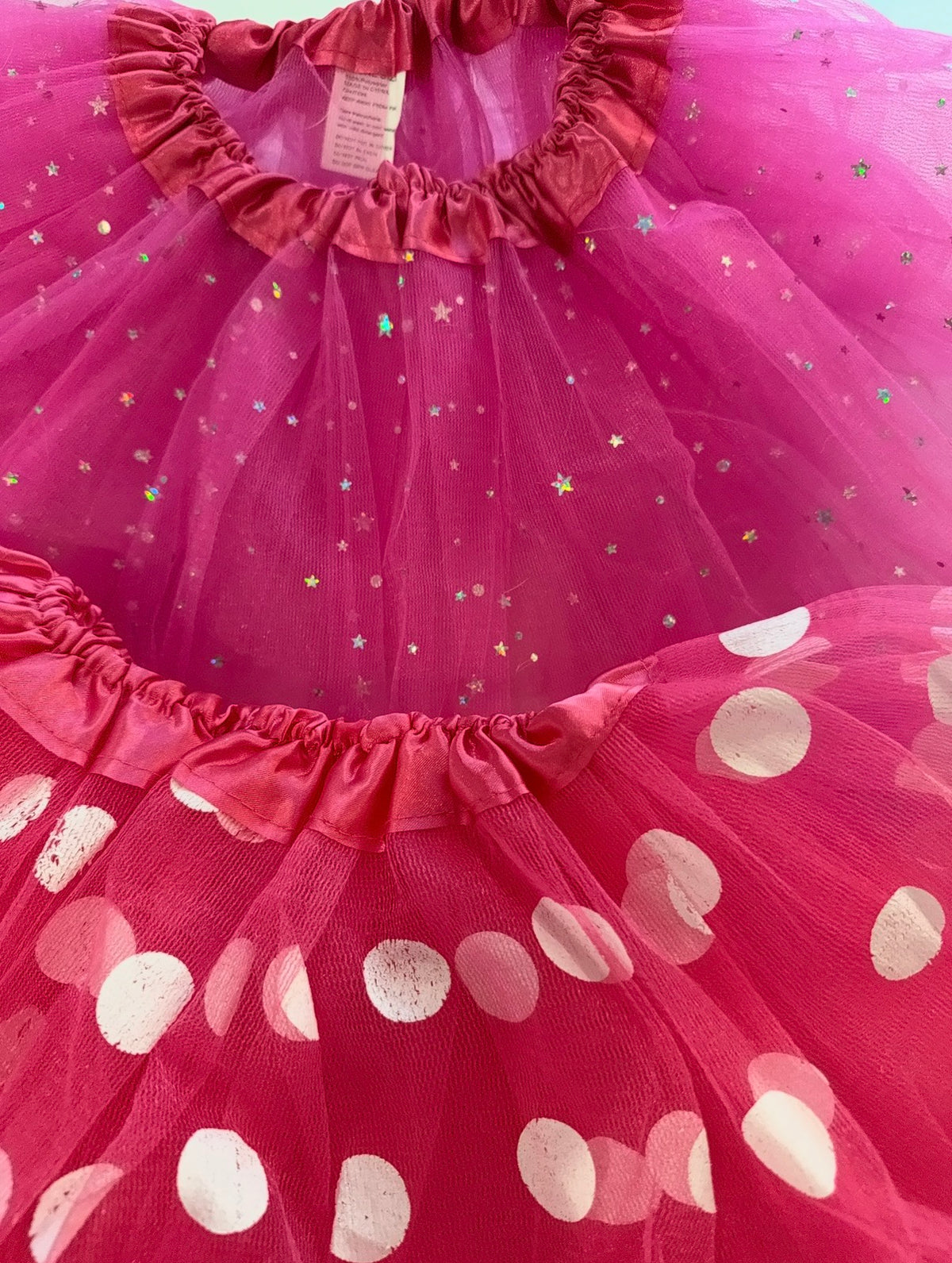 #9 Girls One Size Pink Tutu Skirts (x2)