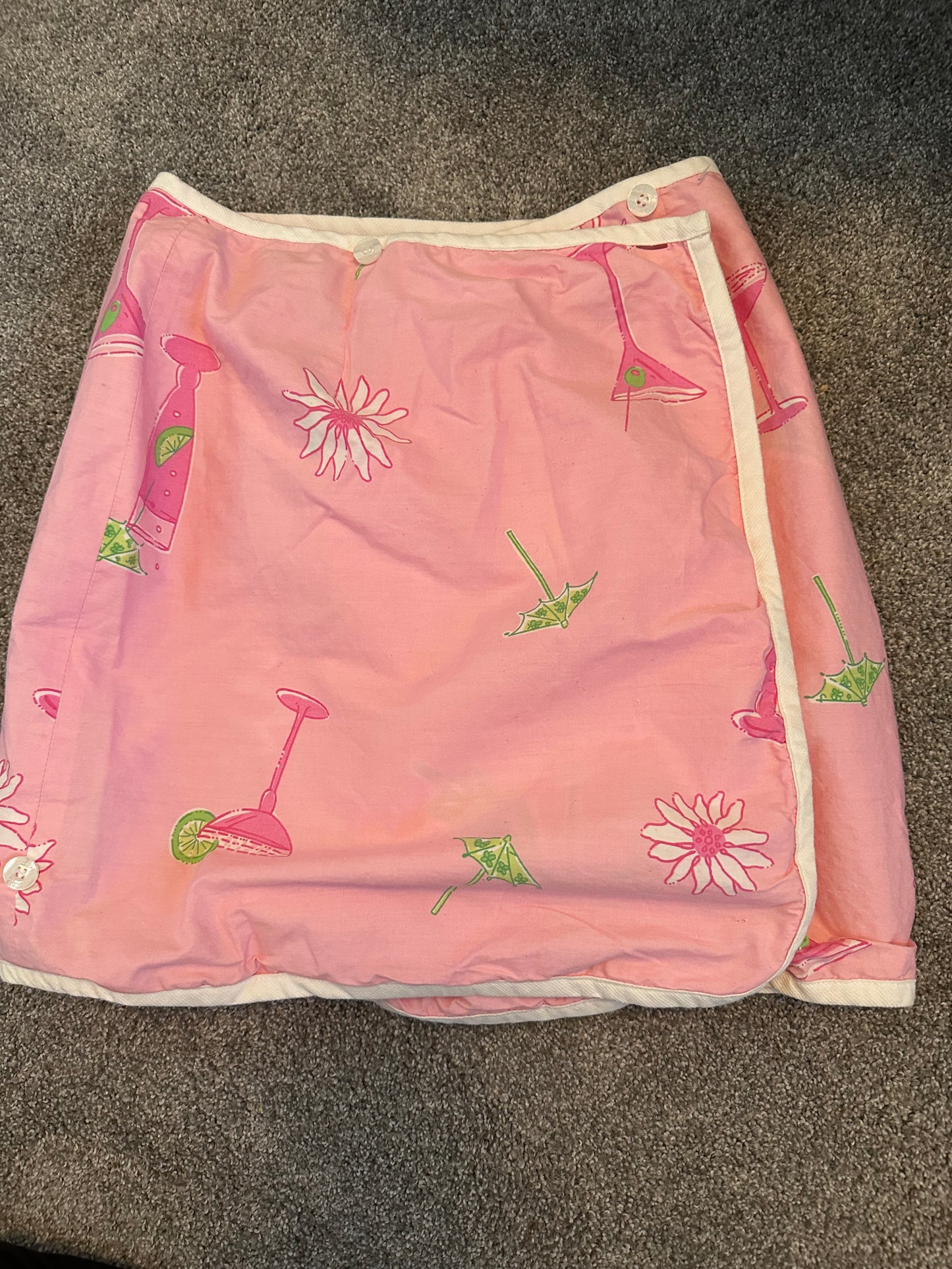 Lilly Pulitzer Sz 4 Reversible Pink Skirt
