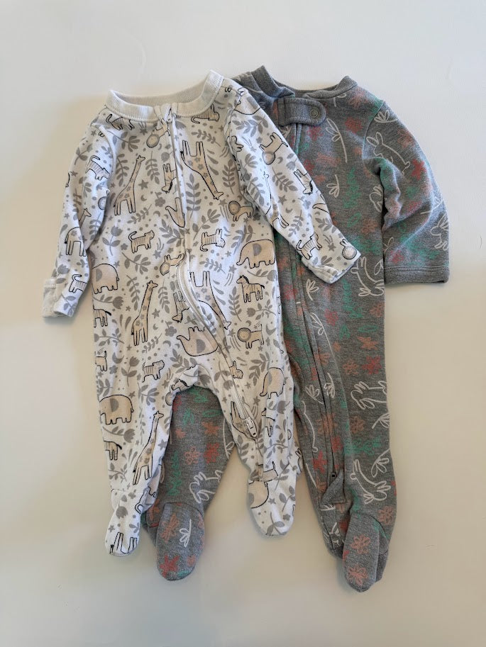 #78 REDUCED Mixed Brand - Old Navy and Lullaby Girls Pajamas Girls 3M