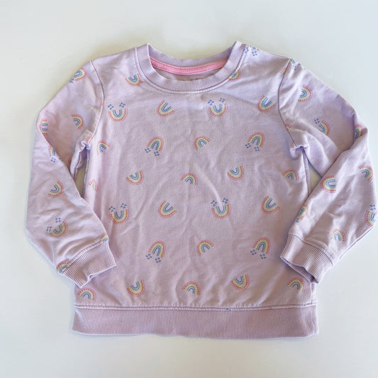 #118 | Size 5T | Cat & Jack Girls Rainbow Sweatshirt