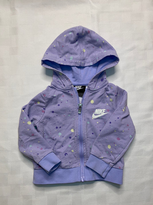 Nike 18 month purple full zip jacket