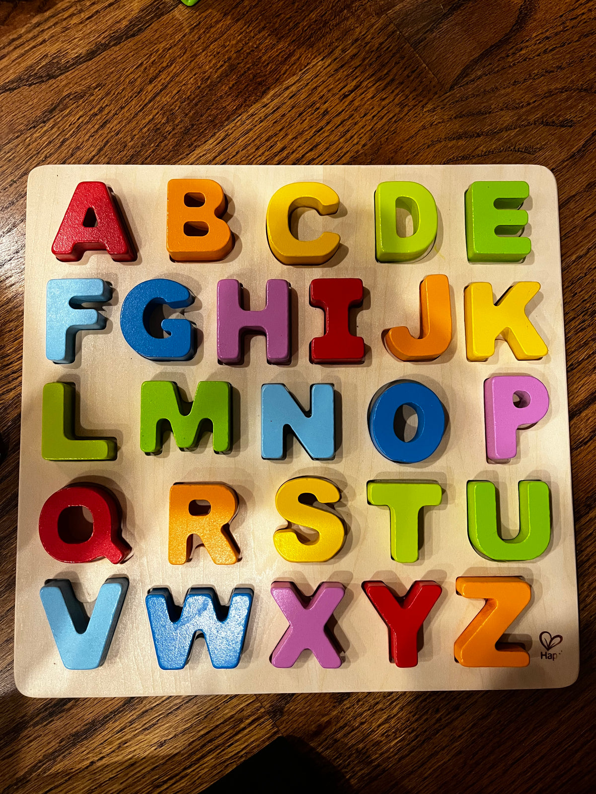 #173 Hape Chunky Alphabet Puzzle